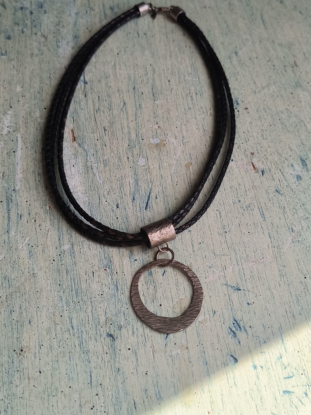 Silpada Brown Leather Necklace